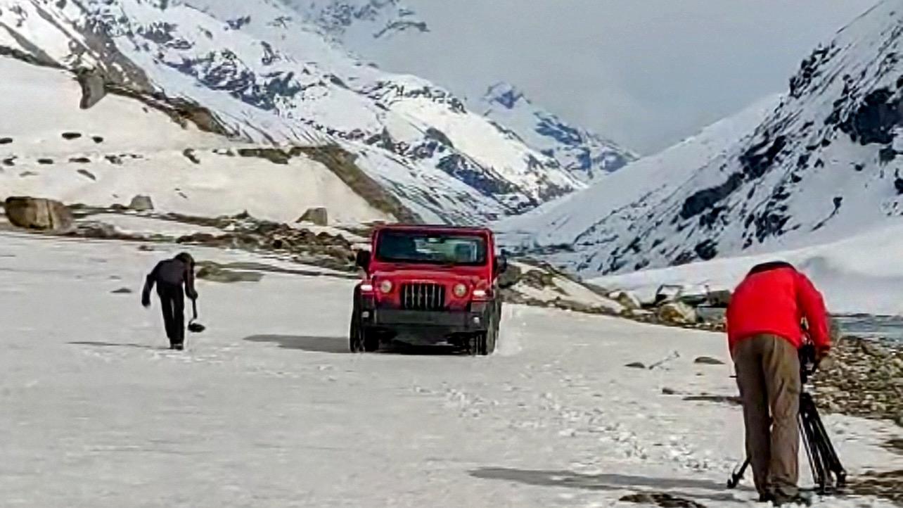 Mahindra Thar production at Koksar
