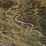 dragons etched on the rocks at khab upper kinnaur corridor