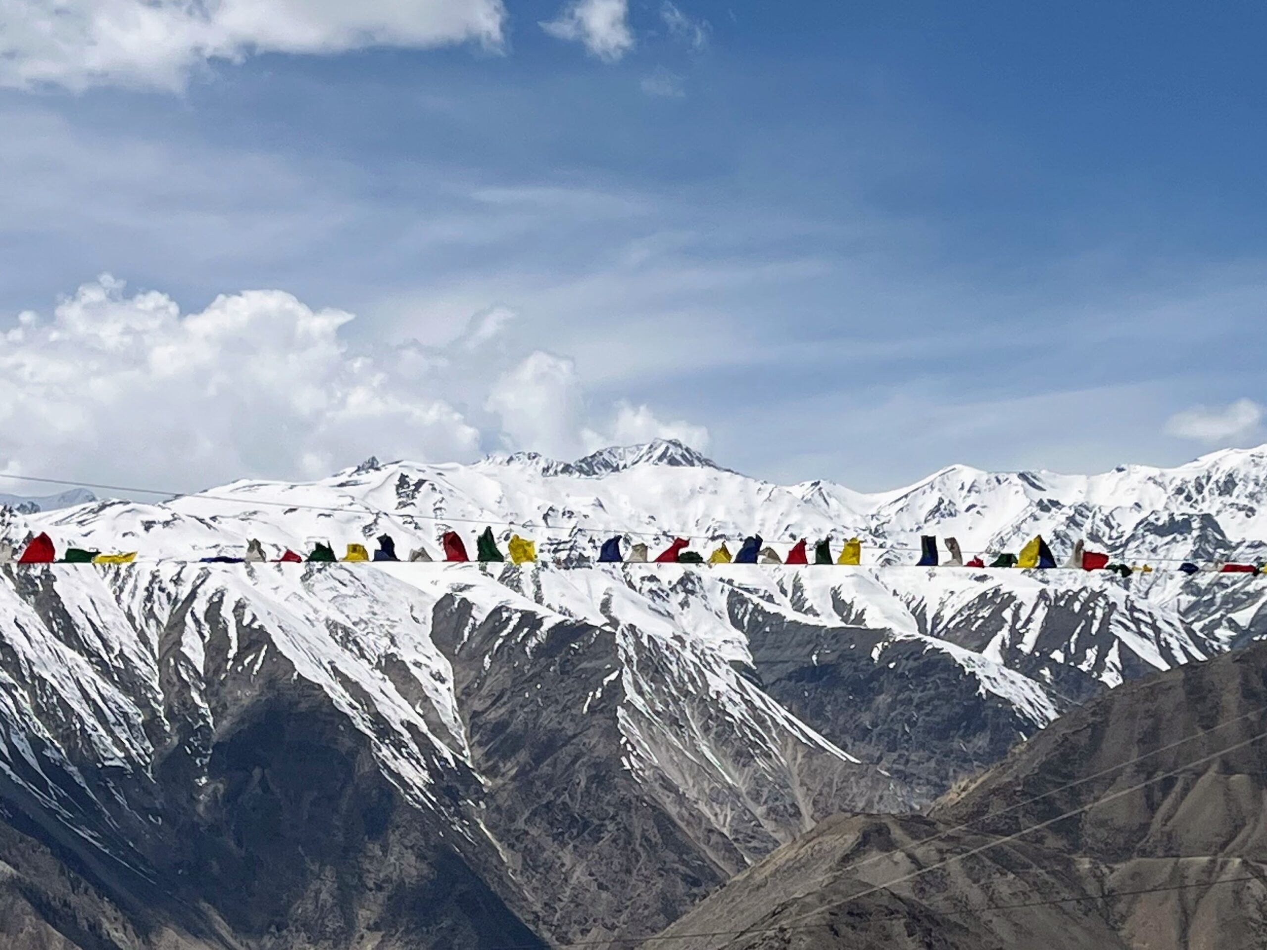 prayer flags at malling near nako
