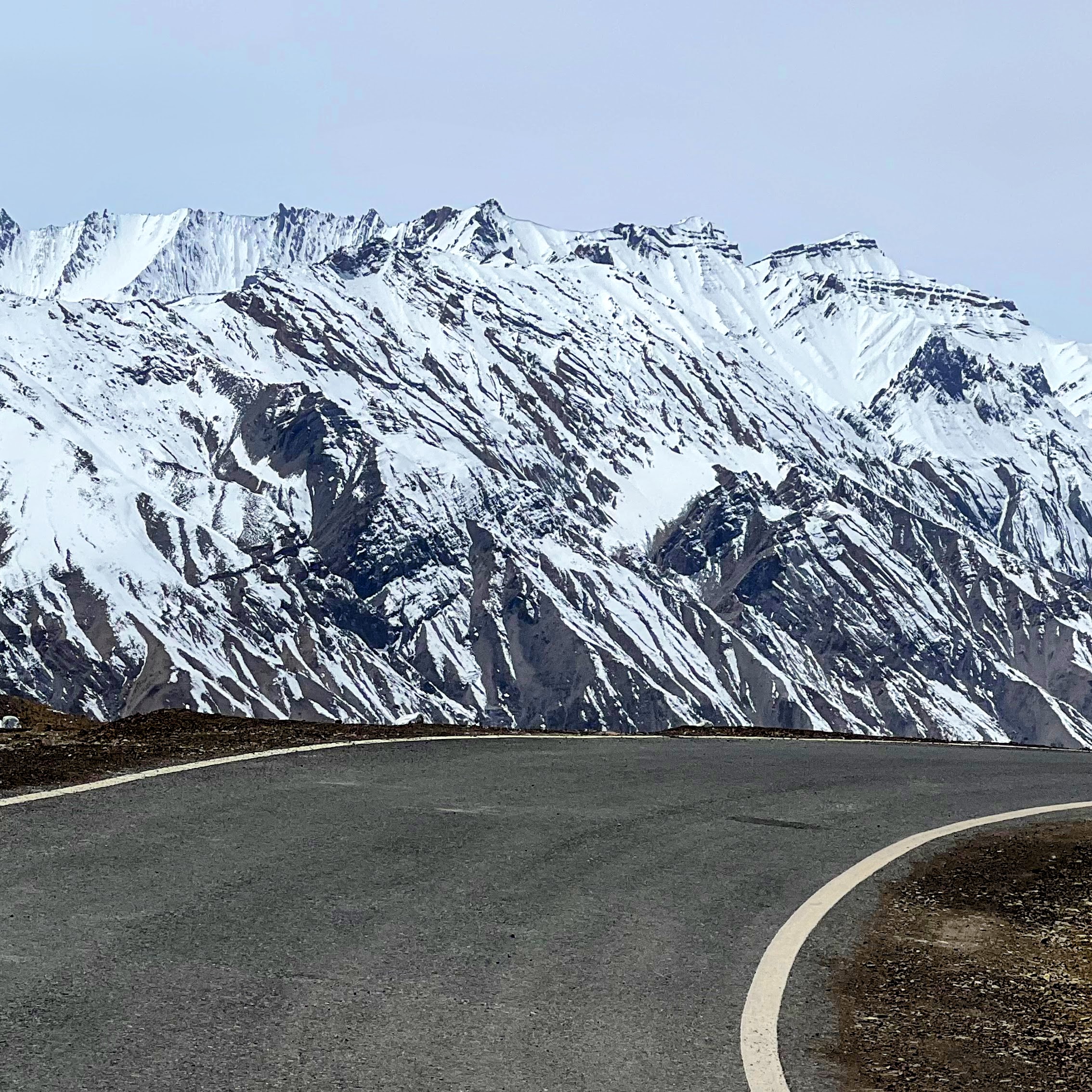 the road from komic to langza
