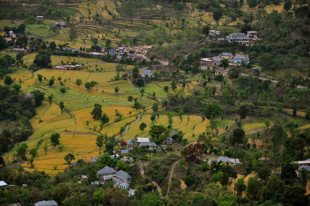view from sohani mata temple bilaspur